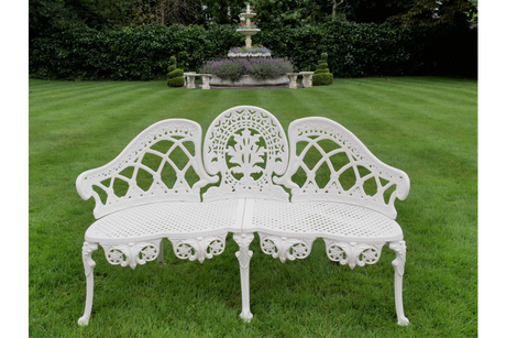 Aluminium Bench - White Finish - 9292