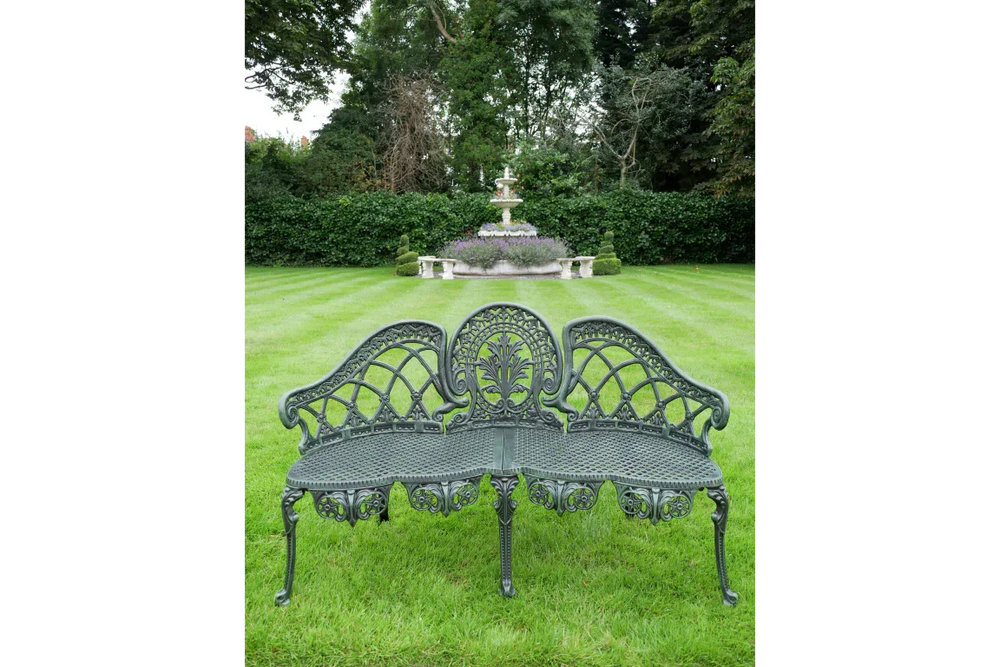 Aluminium Bench - Green Finish - 9293