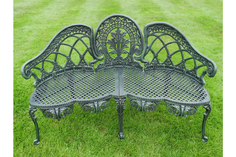 Aluminium Bench - Green Finish - 9293