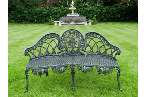 Aluminium Bench - Green Finish - 9293