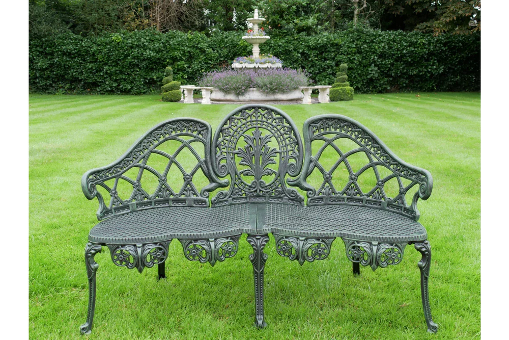 Aluminium Bench - Green Finish - 9293