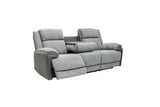 Marley Fabric Electric 3 Seater Recliner - Grey Mix