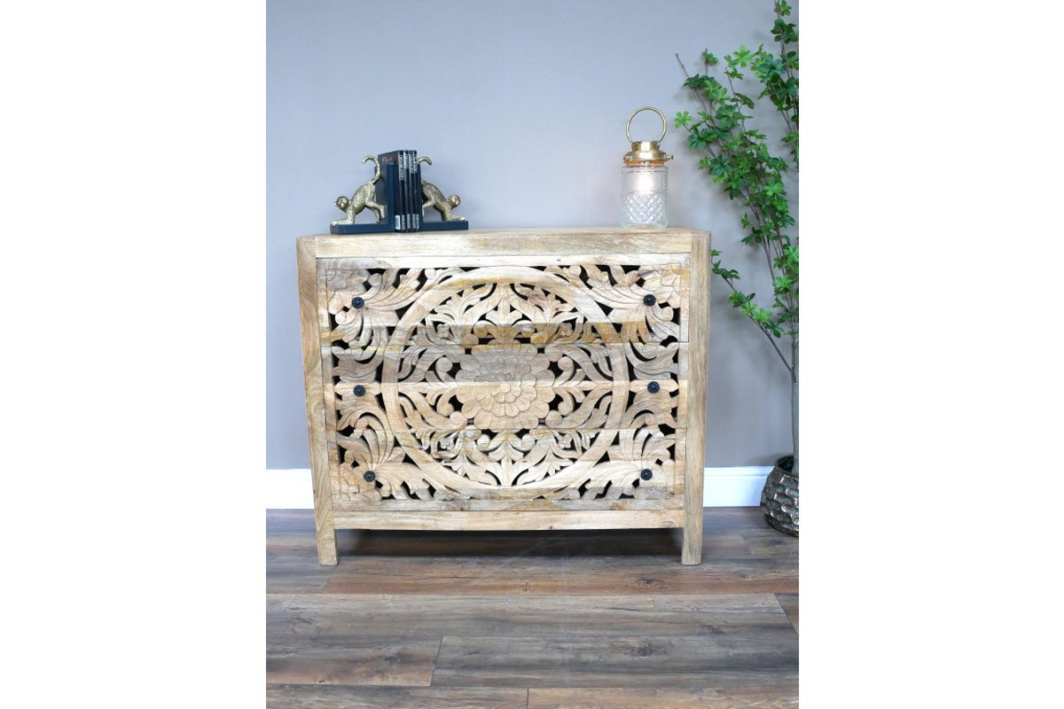 Carved Chest Of Drawers