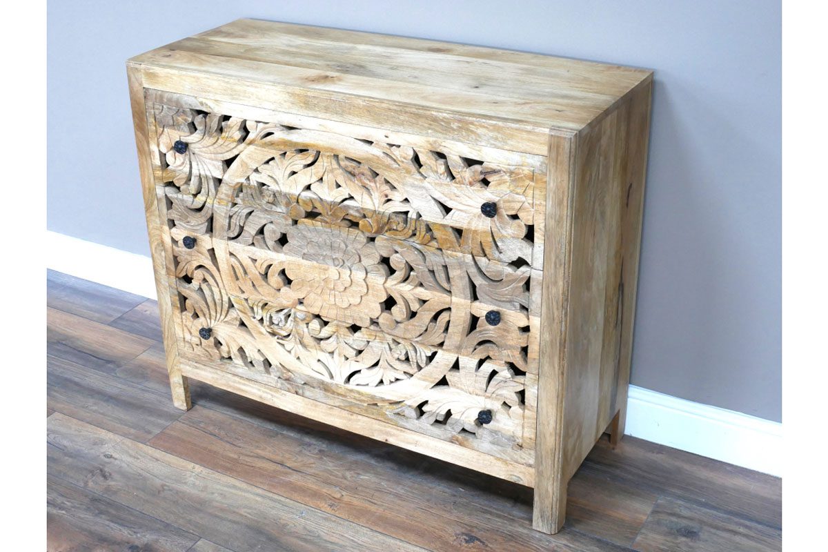 Carved Chest Of Drawers