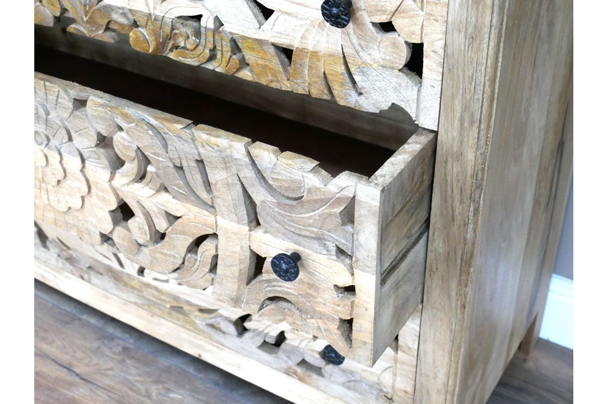 Carved Chest Of Drawers
