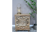 Carved Bedside - 9706