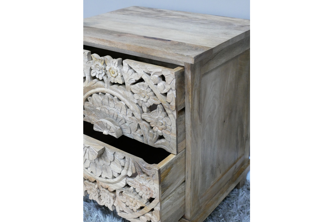 Carved Bedside - 9706