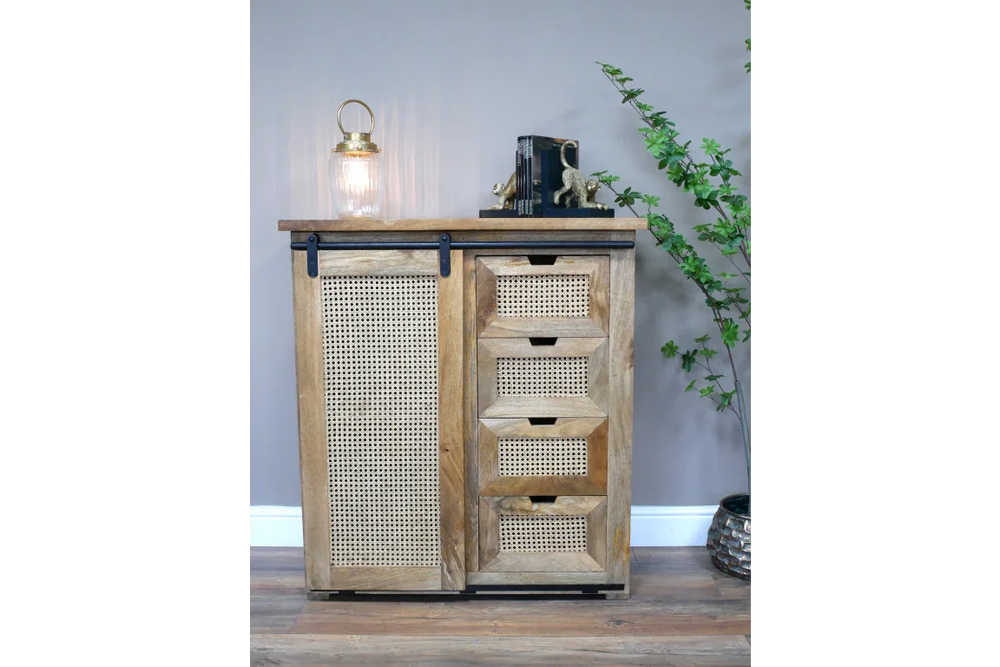 Rattan Storage Cabinet - 9711