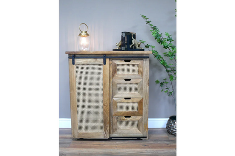 Rattan Storage Cabinet - 9711
