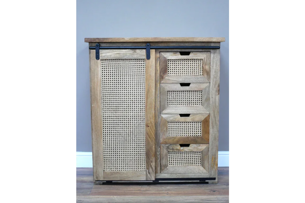 Rattan Storage Cabinet - 9711