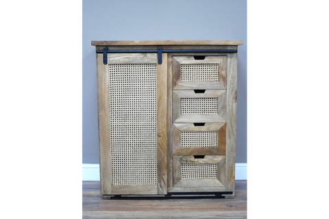 Rattan Storage Cabinet - 9711