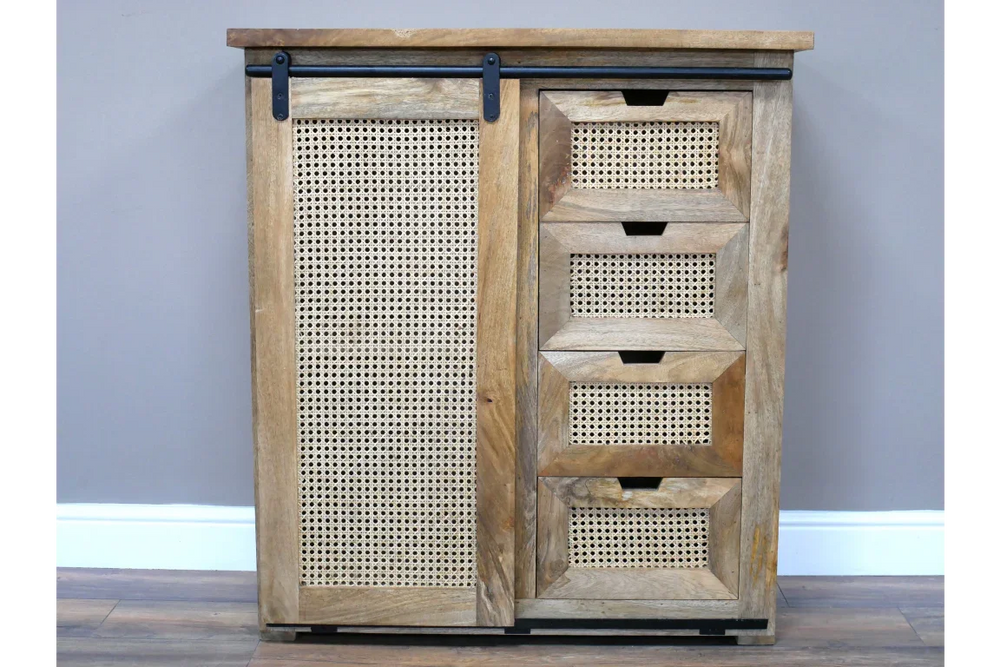 Rattan Storage Cabinet - 9711
