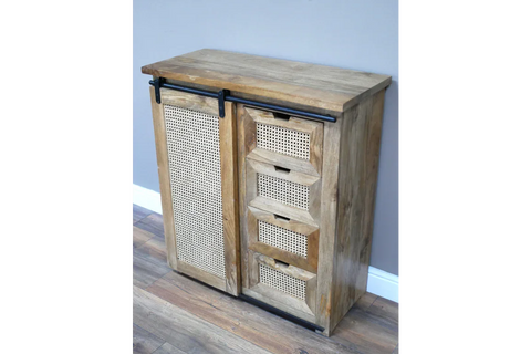 Rattan Storage Cabinet - 9711
