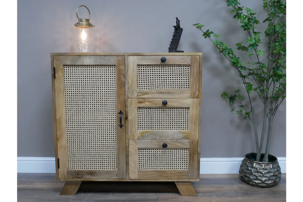 Rattan Storage Cabinet - 9718