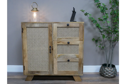 Rattan Storage Cabinet - 9718
