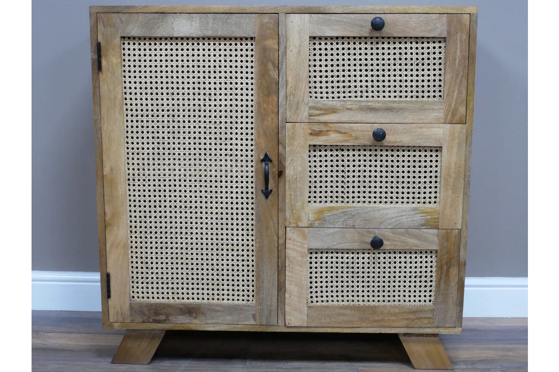 Rattan Storage Cabinet - 9718