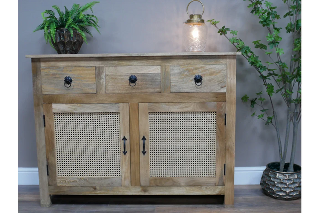 Rattan Storage Cabinet - 9719