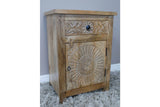 Carved Bedside Cabinet