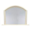 Mirror Arched Overmantle Alpine White -  - 105-780533