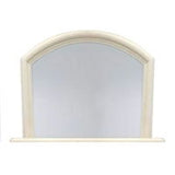 Mirror Arched Overmantle Alpine White -  - 105-780533