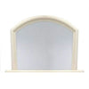 Mirror Arched Overmantle Alpine White -  - 105-780533
