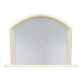 Mirror Arched Overmantle Alpine White -  - 105-780533