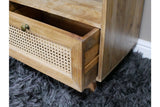 1 Drawer Rattan Bedside