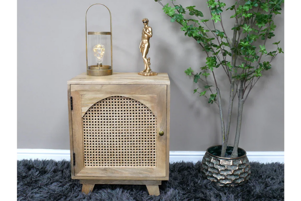 1 Door Rattan Bedside - 9766