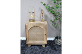 1 Door Rattan Bedside