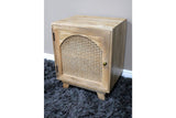 1 Door Rattan Bedside