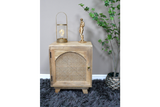 1 Door Rattan Bedside - 9766