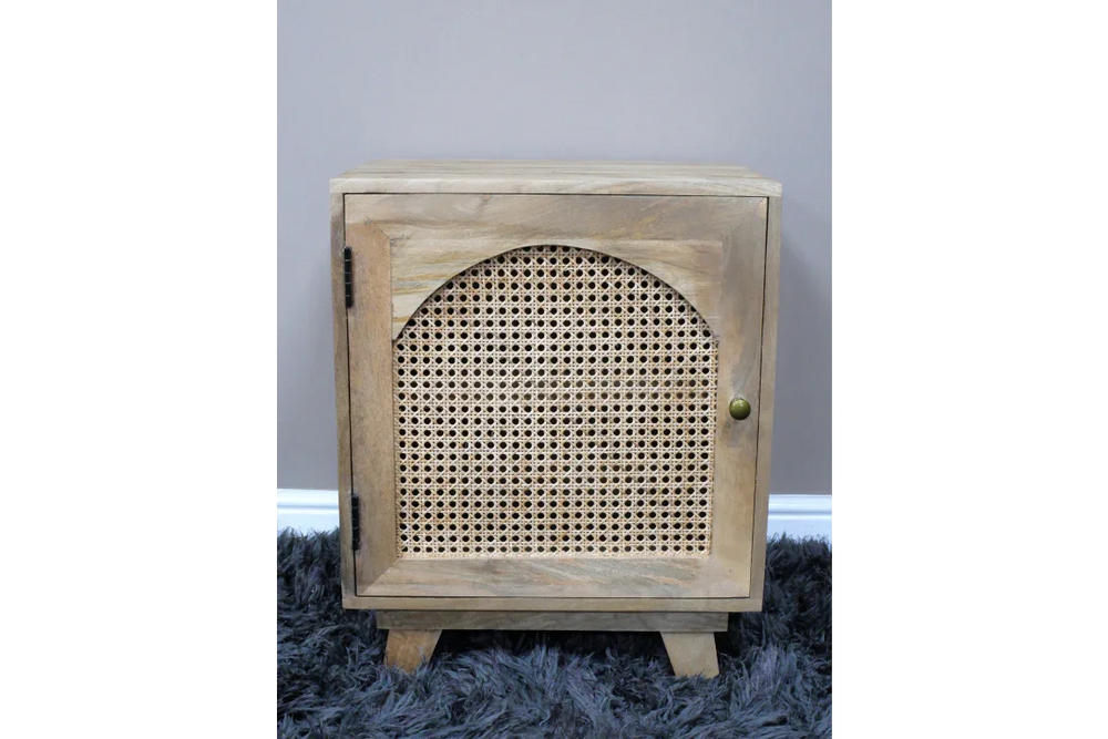 1 Door Rattan Bedside - 9766