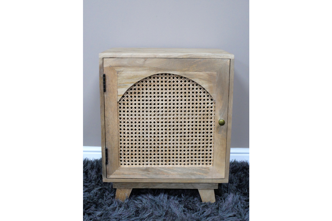 1 Door Rattan Bedside - 9766