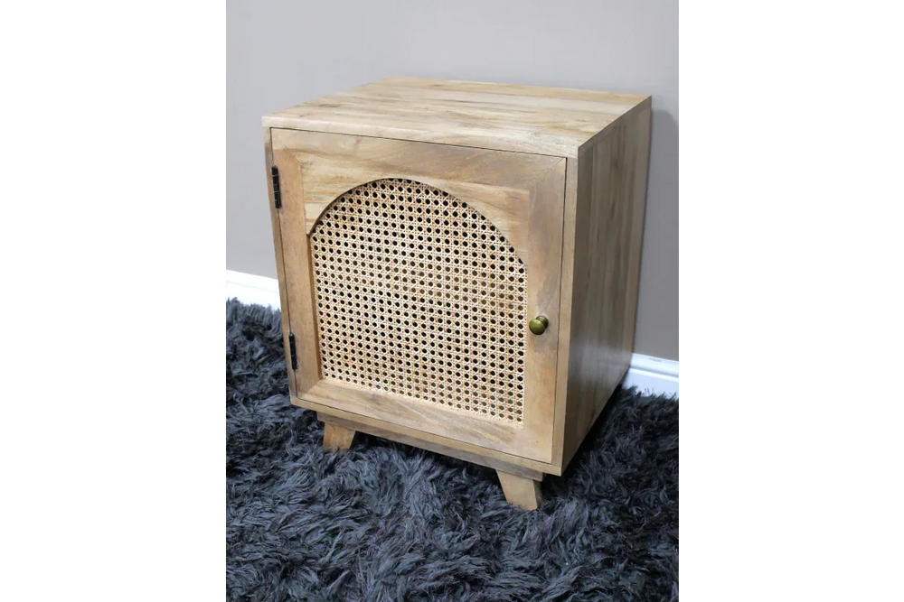 1 Door Rattan Bedside - 9766