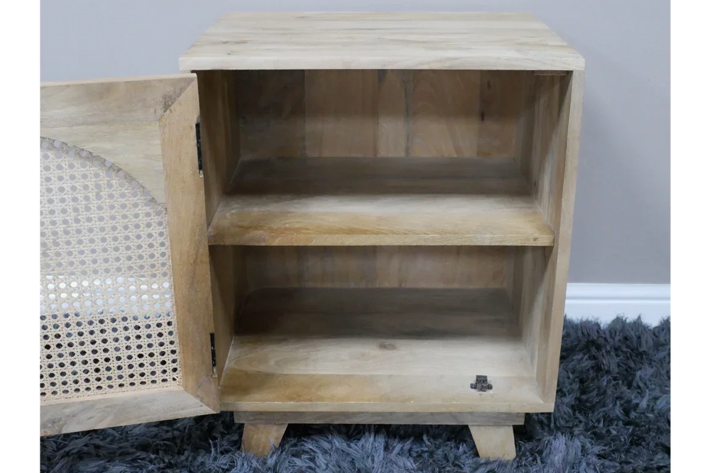 1 Door Rattan Bedside - 9766