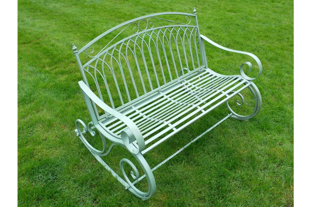 Alfie Rocking Bench - Green - 9795