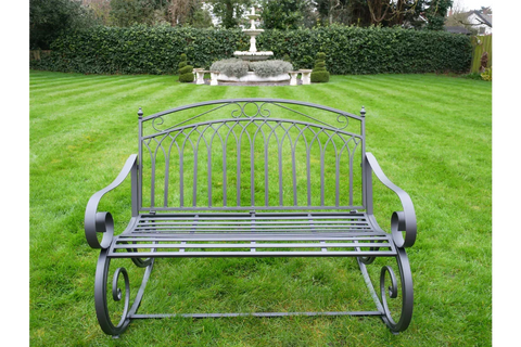 Alfie Rocking Bench - Dark Grey - 9796