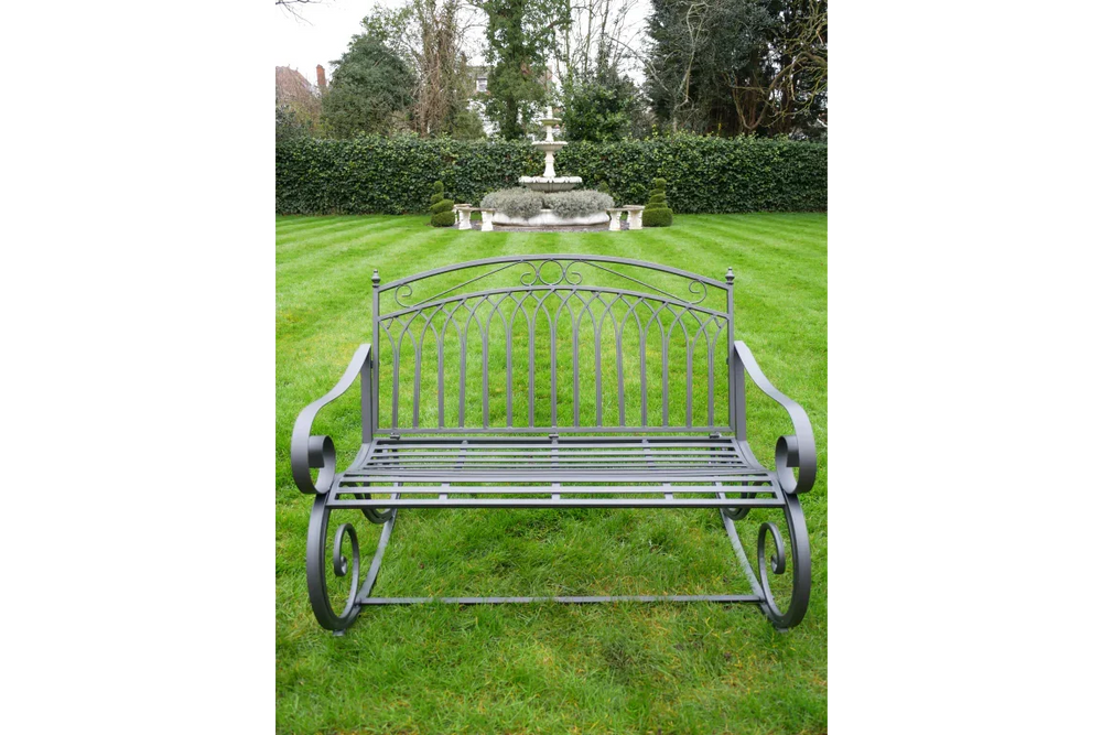 Alfie Rocking Bench - Dark Grey - 9796