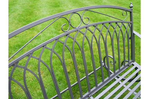 Alfie Rocking Bench - Dark Grey - 9796