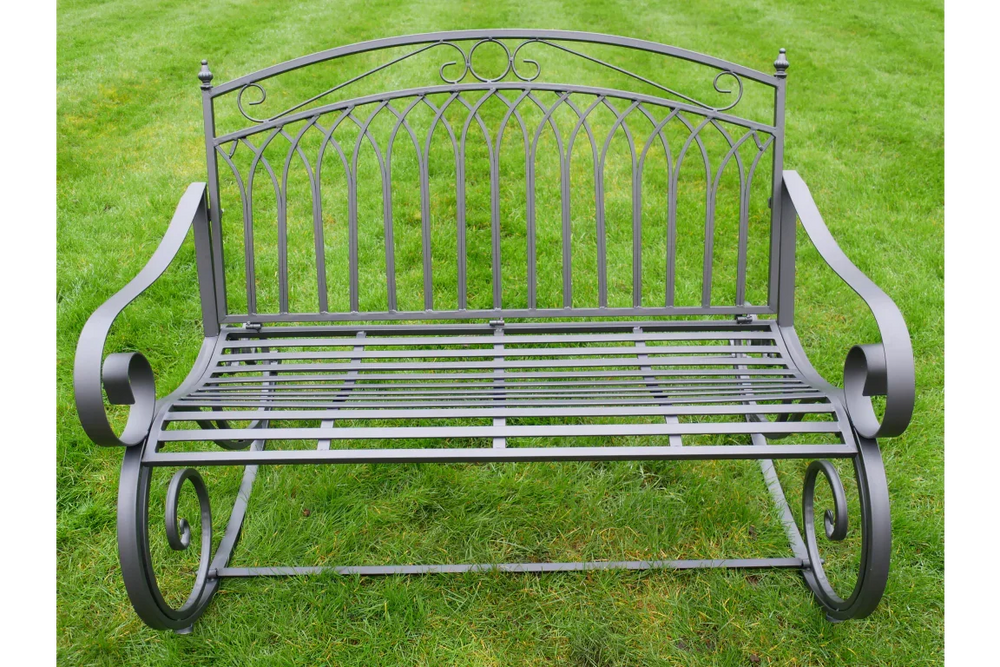 Alfie Rocking Bench - Dark Grey - 9796