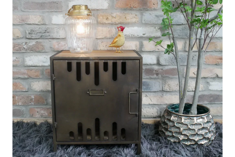 Industrial Bedside Cabinet - 9882