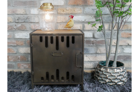 Industrial Bedside Cabinet - 9882