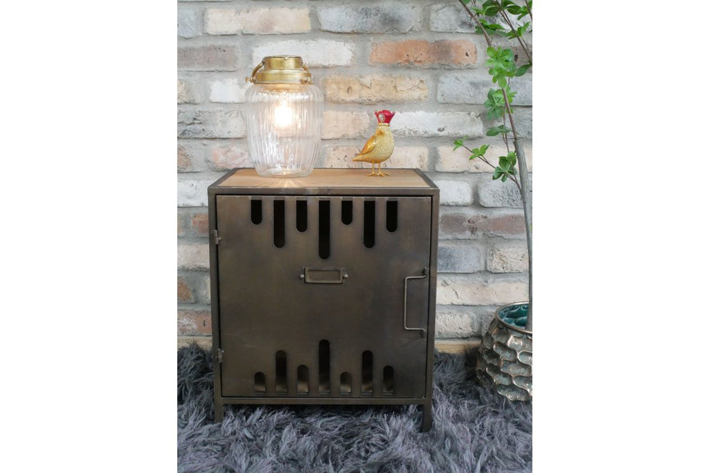 Industrial Bedside Cabinet