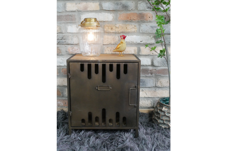 Industrial Bedside Cabinet - 9882
