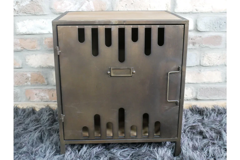Industrial Bedside Cabinet - 9882