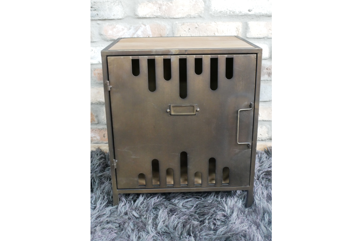 Industrial Bedside Cabinet - 9882
