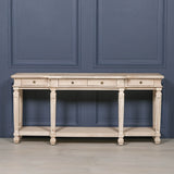 Acacia 4 Drawer Breakfront Console Table