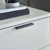 Alba 2 Drawer Bedside - Grey - ALB001
