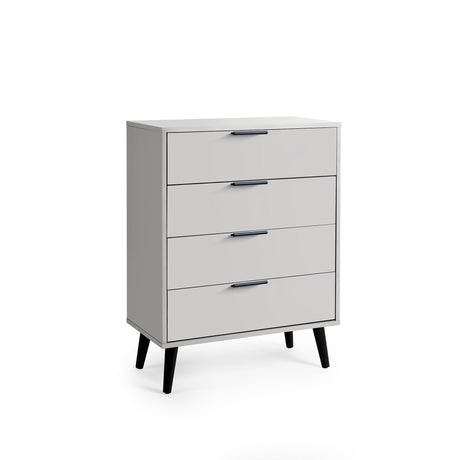 Alba 4 Drawer Chest - Dark Brown - ALB012