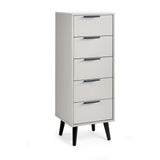 Alba 5 Drawer Chest - Dark Brown - ALB013